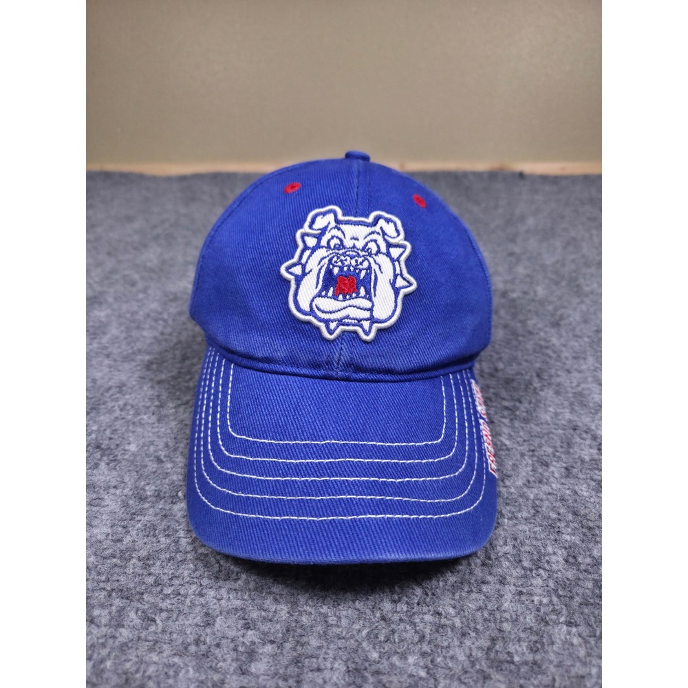 Fresno State Bulldogs Hat OSFA Fan Favorite Blue Embroidered Adjustable Cap